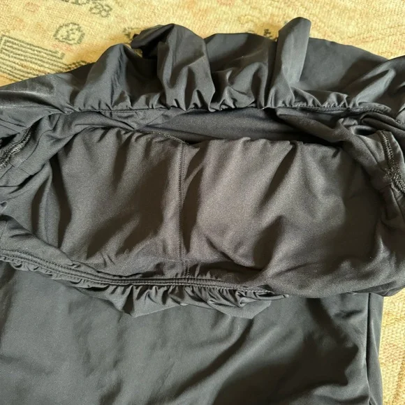 NWOT Trina Turk Black Off The Shoulder One-piece Swimsuit | Size 10 - Picture 5 of 9